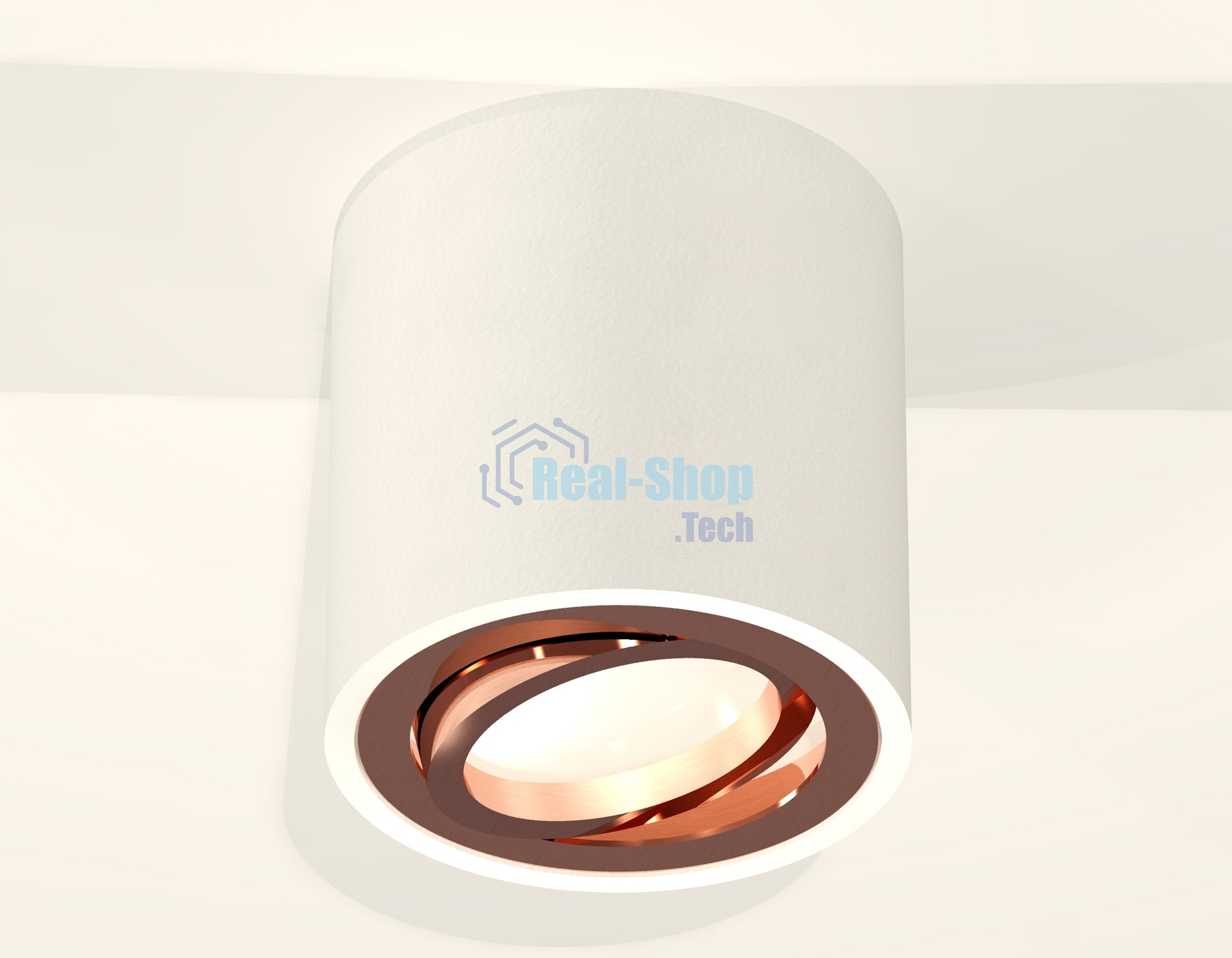 Светильник Ambrella Light XS7531005 SWH/PPG белый песок/золото розовое полированное MR16 GU5.3 (C7531, N7005)