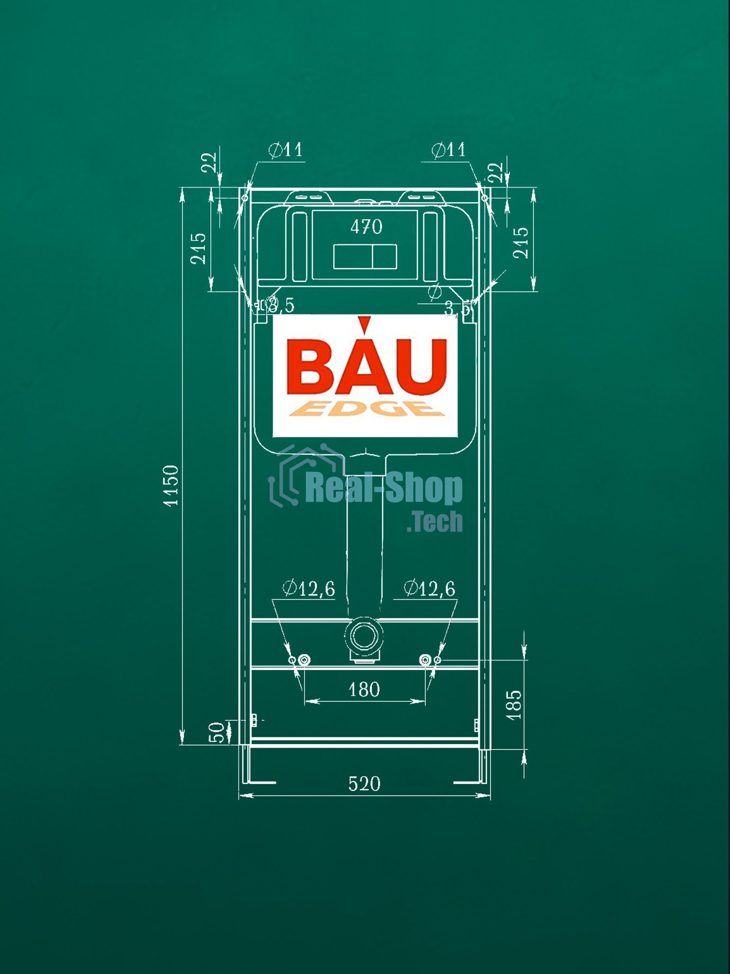 Комплект BAU 6 в 1: инсталляция BAU PRO, унитаз подвесной безободковый торнадо обратного потока Bau Dream 52х36 Hurricane-2, быстросъемное тонкое сиденье дюропласт микролифт,клавиша белая/вставка хром