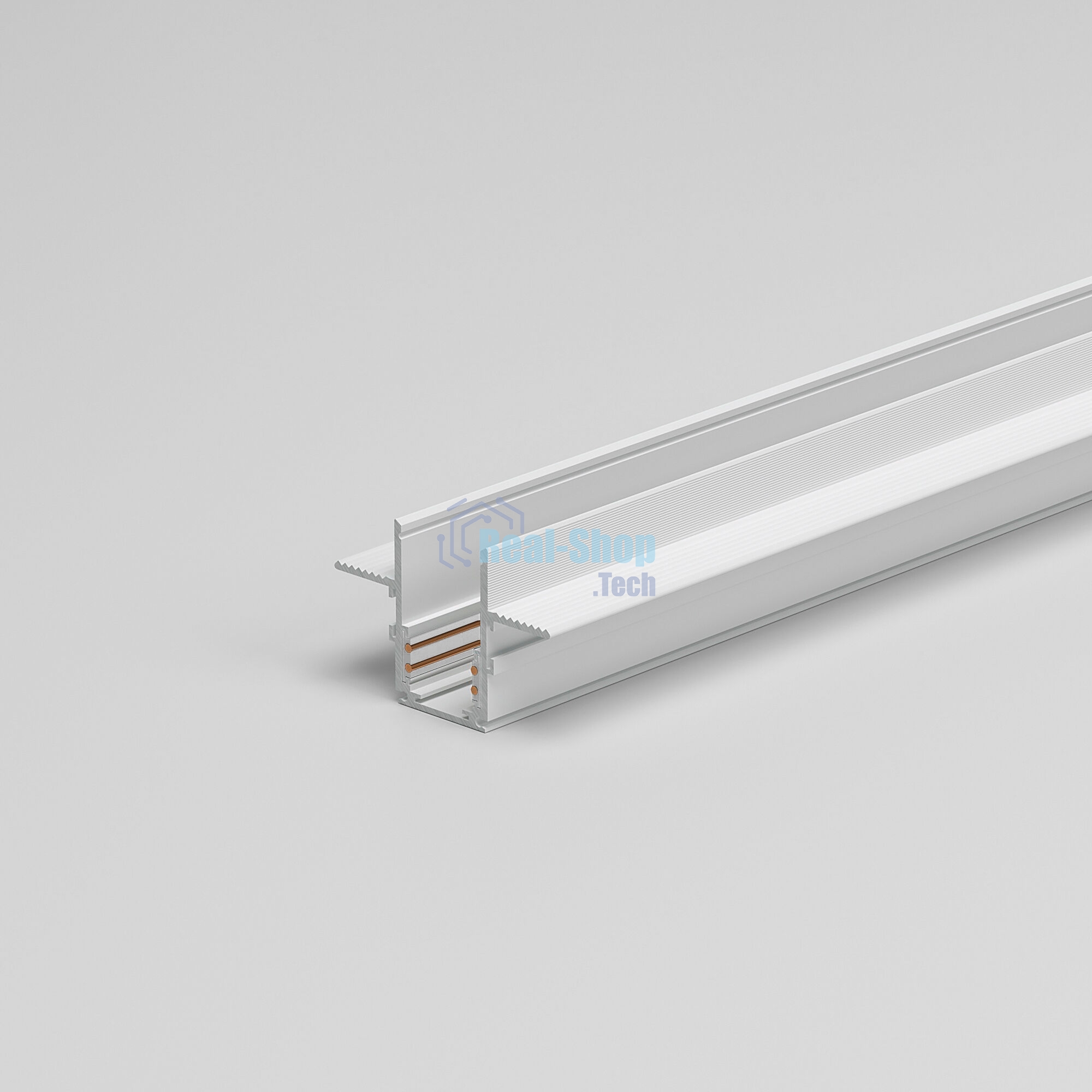 Slim Magnetic Шинопровод встраиваемый под ГКЛ 12,5мм (белый) (3м) 85208/00