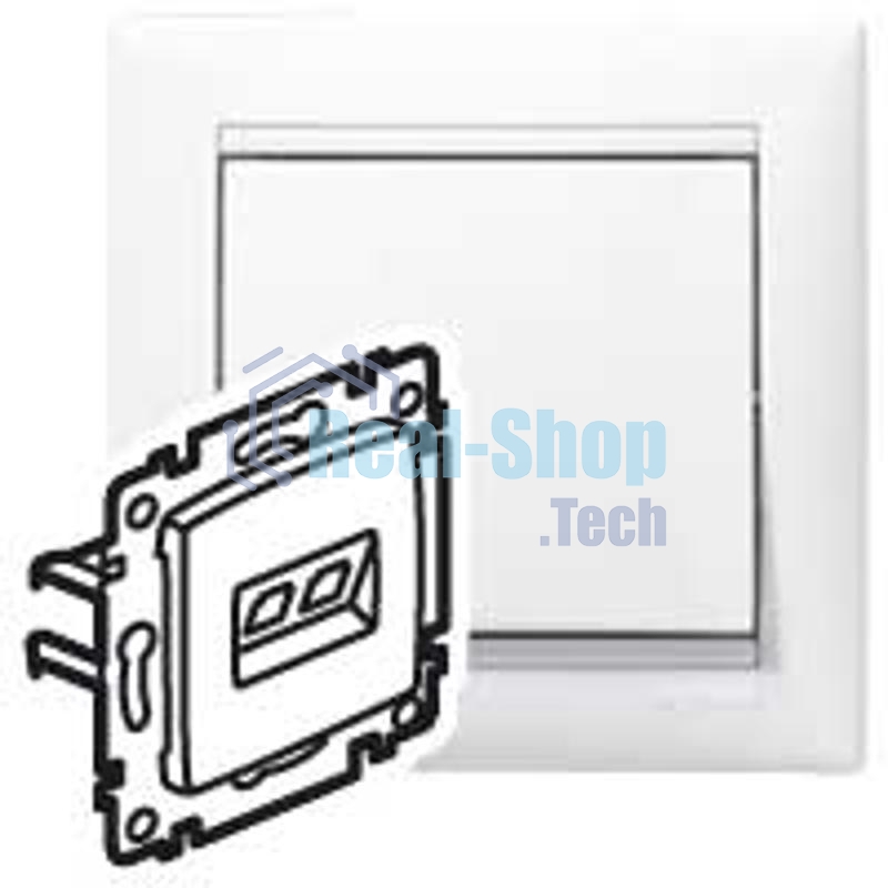 Компьютерная розетка Legrand Valena 774230, белая RJ45 5 кат UTP