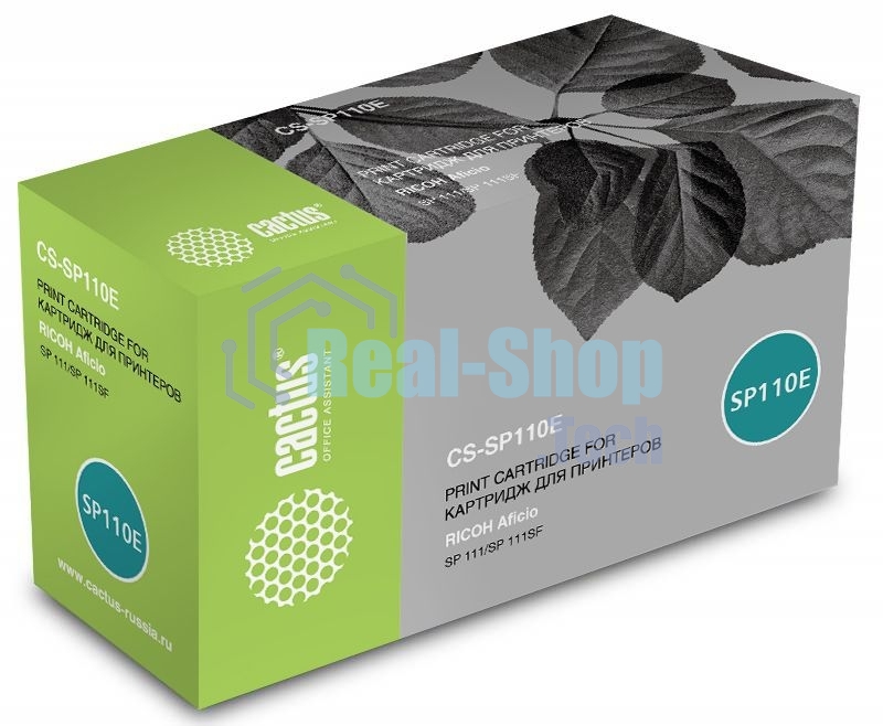 Картридж лазерный Cactus CS-SP110E черный (2000 стр.) для Ricoh Aficio SP 111/SP 111SF