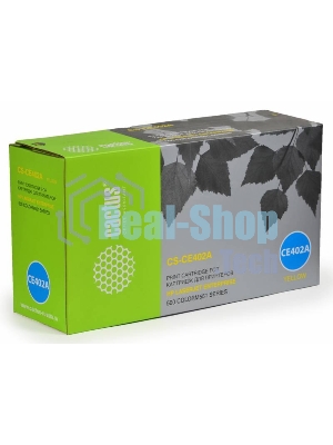 Картридж лазерный Cactus CS-CE402A желтый (6000 стр.) для HP CLJ Color M551 series