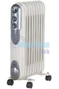 Масляный радиатор Ресанта ОМПТ- 9Н 67/3/4 2,0кВт, 450 140 650, 9 секций, 9,7 кг