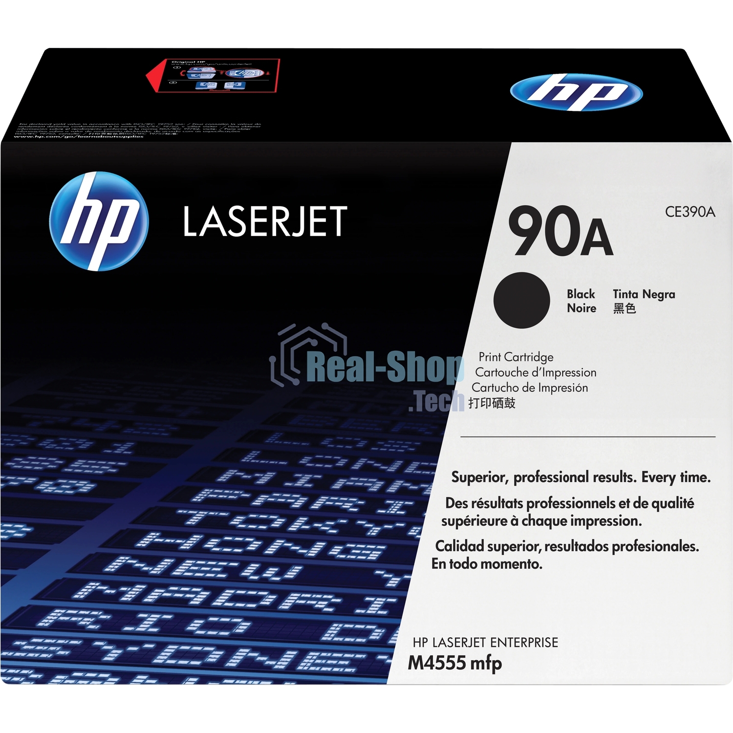 Картридж лазерный HP CE390A черный LJ M4555MFP/LJ 601n (10000 стр.)