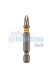 Набор бит Denzel PH2х50, сталь S2, шестигранный профиль, 10 шт.