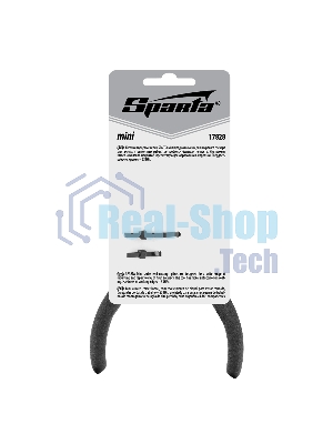 Кусачки торцевые Mini Sparta 105 мм, никелированные, авторазжим