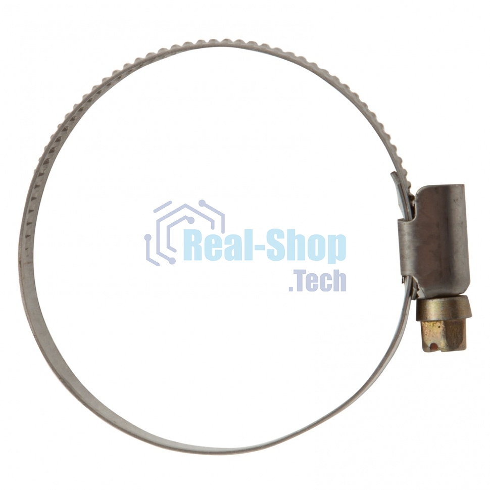 Хомуты Сибртех нержав. сталь, стандартное болтовое крепление 40-60 мм, ширина 9 мм, 50 шт. 47583