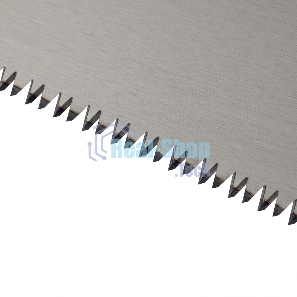 Ножовка по дереву Denzel 450 мм, 11 TPI, зуб 3D, металлопластиковая рукоятка