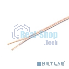 Акустический кабель Cablexpert CC-TC2x0,75-20M, прозрачный, 20 м, бухта