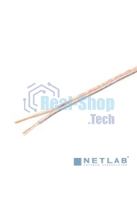 Акустический кабель Cablexpert CC-TC2x0,75-20M, прозрачный, 20 м, бухта