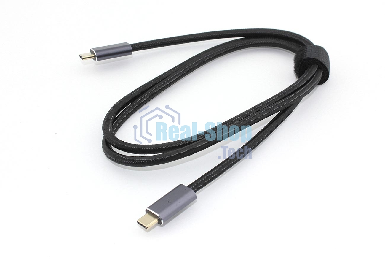 Кабель USB4 Type-C на Type-C Thunderbolt 3, PD 100W 1м