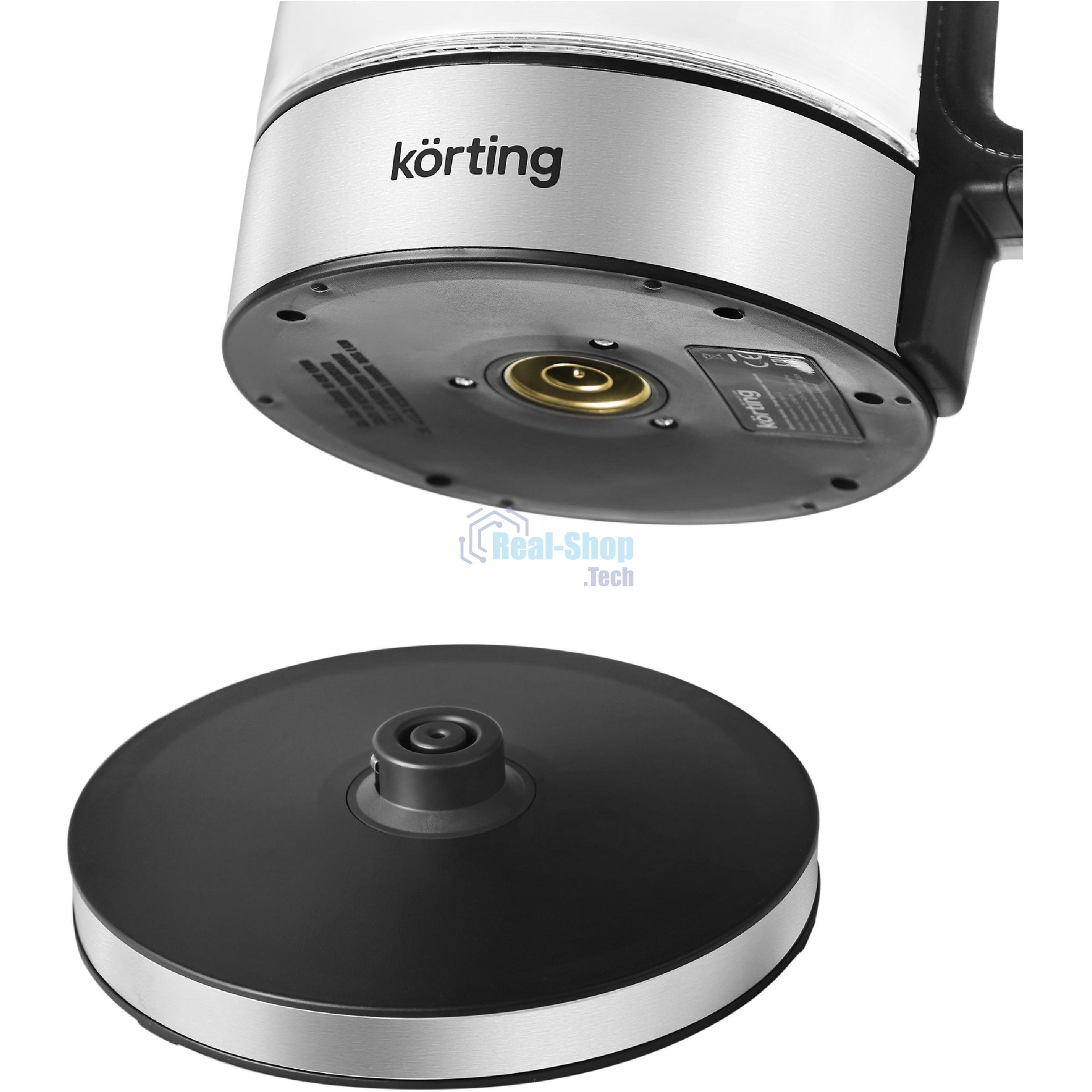 Электрический чайник Korting, объем 1.7 л, материал: стекло, механическое управление, фильтр от накипи, 5 температурных режимов, автоотключение, поддержание температуры