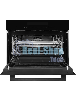 Встраиваемый духовой шкаф Kuppersberg KHT 616 Black компактный, ШхВхГ: 59.5х45.4х56.5 см, 50 л, А+, гидролизная очистка, черный