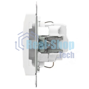 Механизм розетки 1-м СП Glossa 16А с заземл. бел. SchE GSL000143