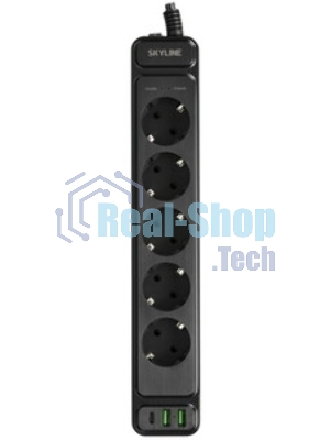 Сетевой фильтр Skyline USP-520 Black PD3.0