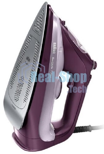 Утюг Braun SI7181VI сиреневый/фиолетовый, 3100 Вт, 50 г/мин, 230 г/мин, 300 мл