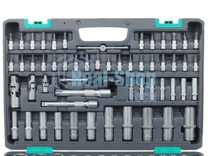 Набор инструментов Stels 141141/4'' 3/8'' 1/2'' cr-v s2 усиленный кейс 151 предм.