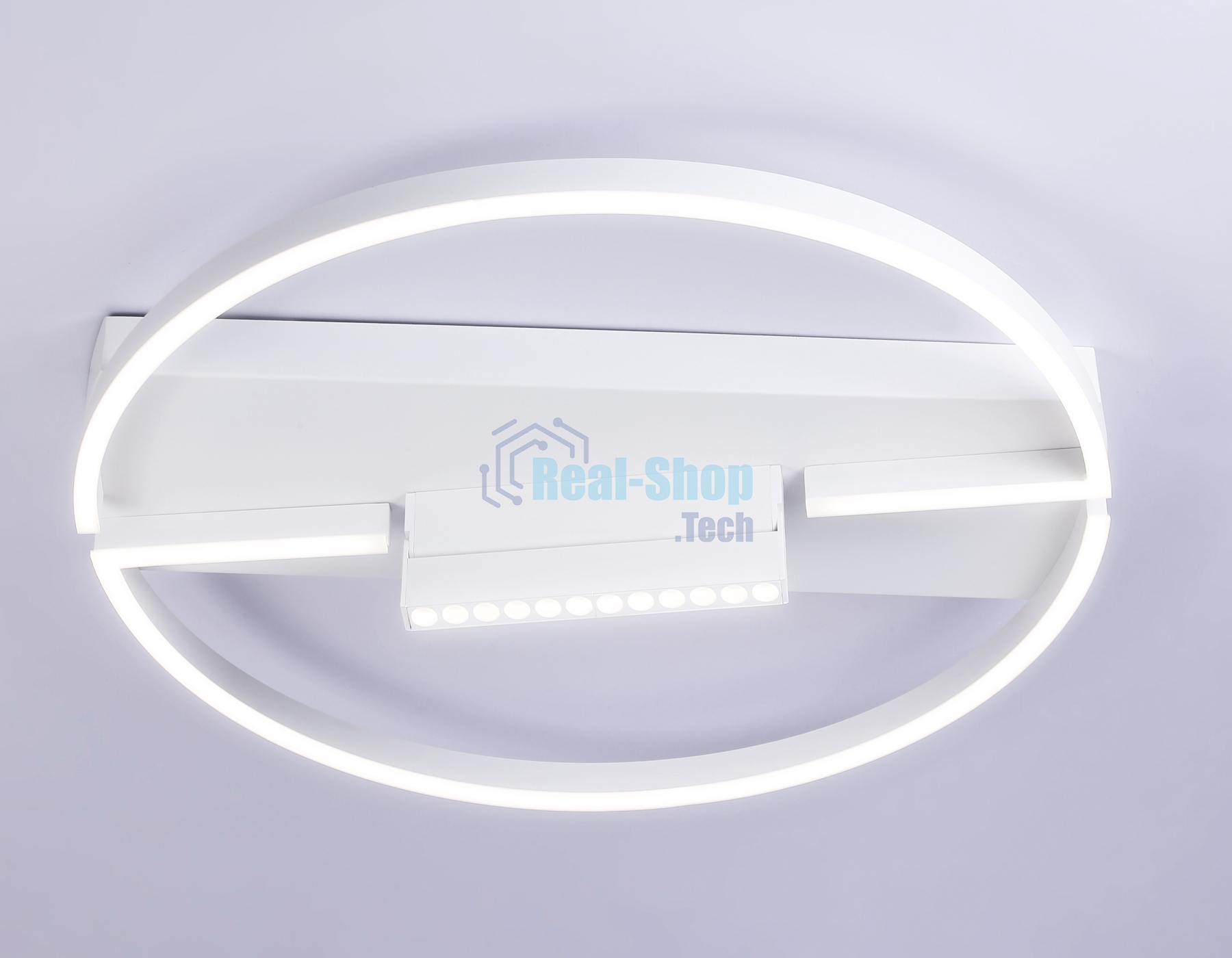 Светильник Ambrella light FL51459/1+1 WH белый 72W 3000K-6400K+4200K D600*110 (ПДУ РАДИО 2.4G)