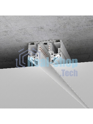 Slim Magnetic Шинопровод в натяжной потолок с декоративными вставками белый (2м) 85204/00 85204/00