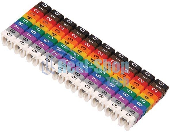 Маркер кабельный МКН комплект цифр 