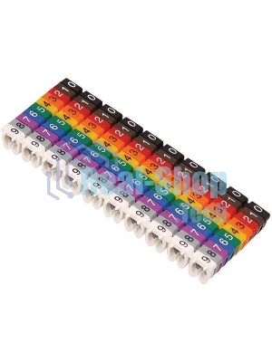 Маркер кабельный МКН комплект цифр 