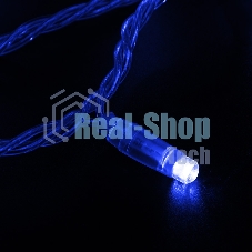 Гирлянда Neon-night Нить 10м, с эффектом мерцания, прозрачный ПВХ, 24В, синий