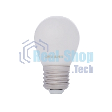 Лампа светодиодная филаментная Rexant Шарик GL45 9.5 Вт 915 Лм 2700K E27 матовая колба