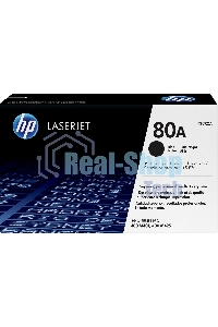 Картридж лазерный HP 80A (CF280A) черный для LaserJet Pro 400 M401/M425 2700 стр.