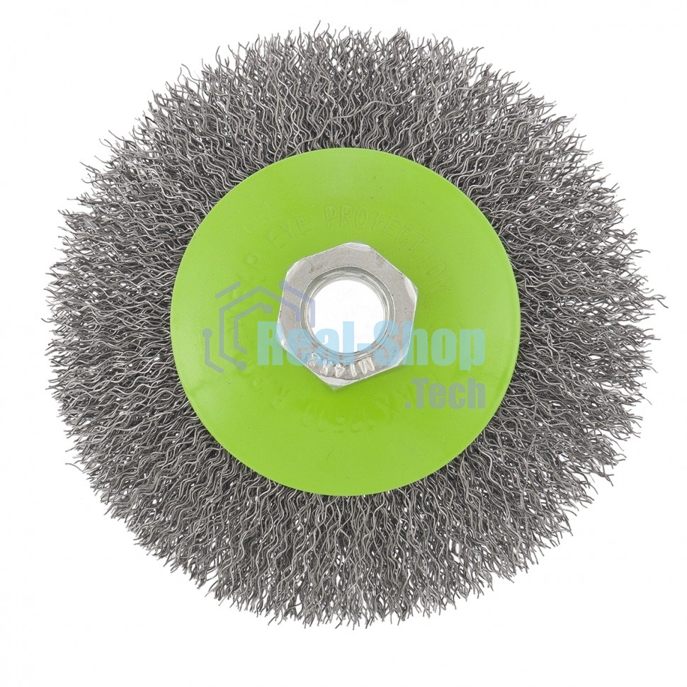 Щетка для УШМ Сибртех 100 мм, М14, 