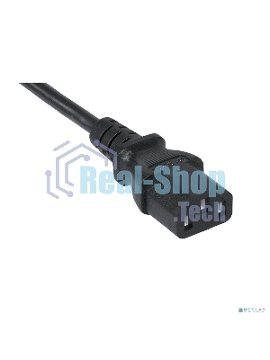 Кабель питания Cabeus PC-189-VDE-1.0-3M монитор-компьютер IEC 320 C13 - IEC 320 C14 (3x1.0), 3 м
