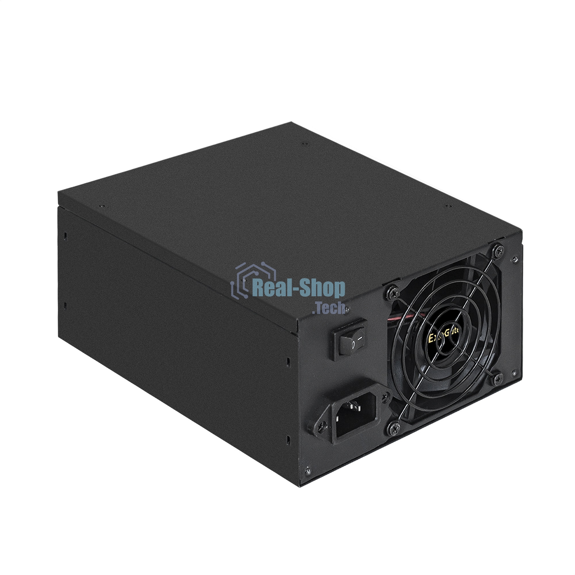 Блок питания серверный ExeGate ServerPRO-500ADS (EX235029RUS), 500Вт, 2х80мм, черный