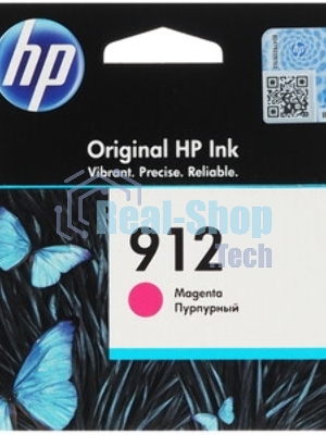 Картридж струйный HP 912 3YL78AE пурпурный (315стр.) для HP OfficeJet 801x/802x
