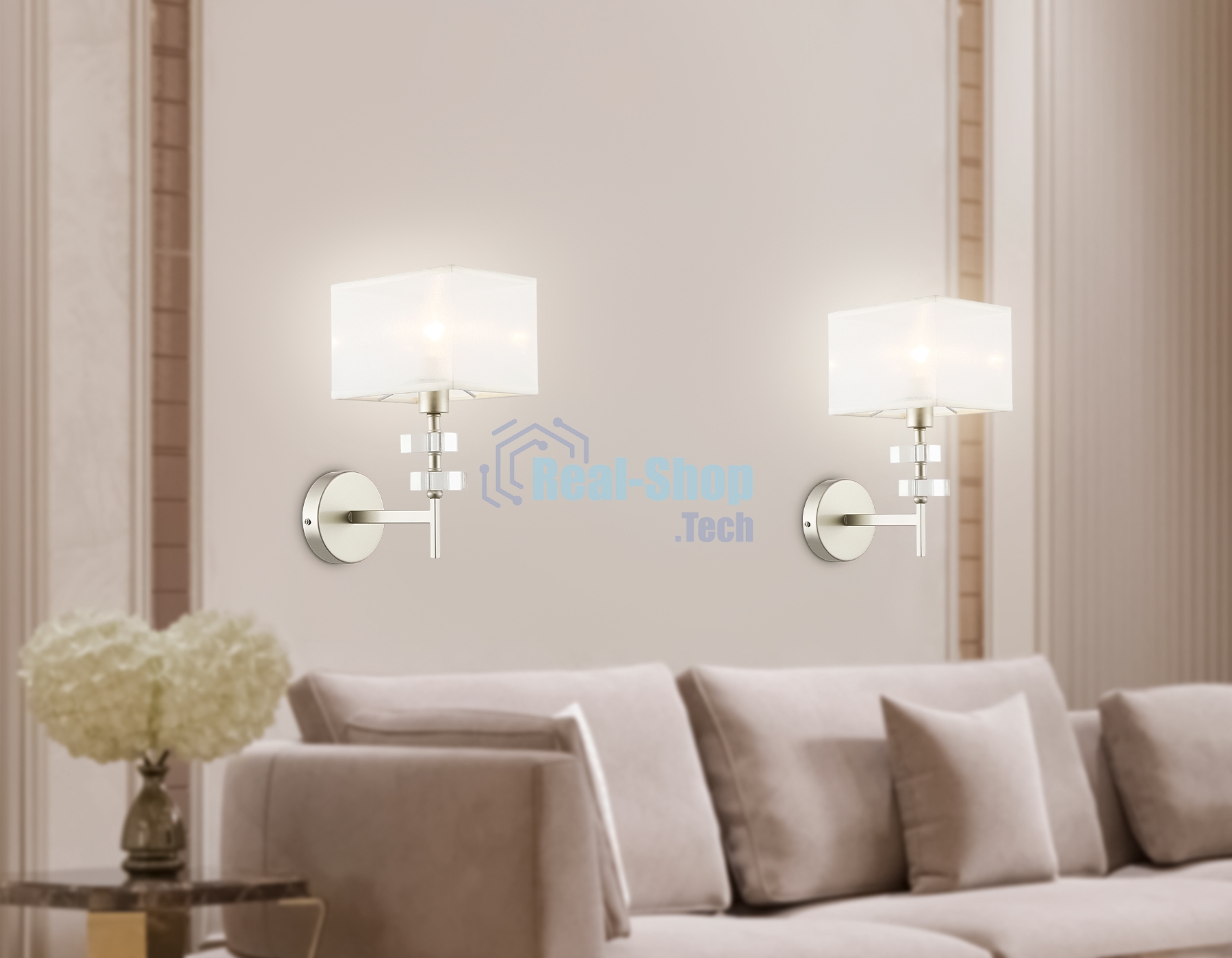 Настенный светильник Ambrella light LH71335 CGD золото E14 max 40W 240*130*300