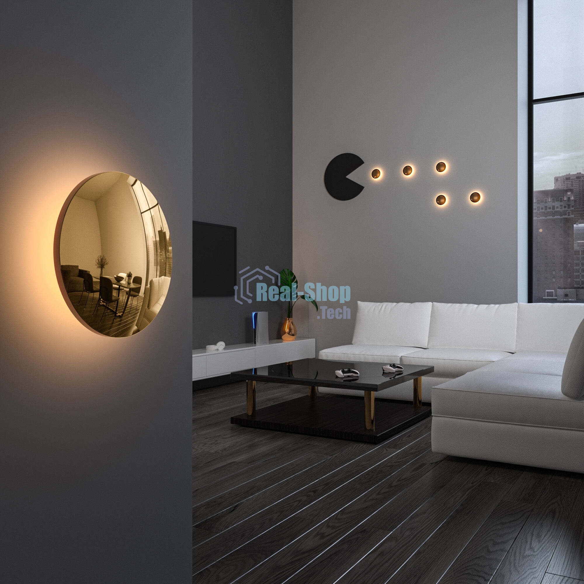 Светильник настенный светодиодный MRL LED 1126/ Mini Disc золото