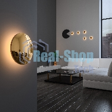 Светильник настенный светодиодный MRL LED 1126/ Mini Disc золото