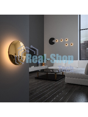 Светильник настенный светодиодный MRL LED 1126/ Mini Disc золото