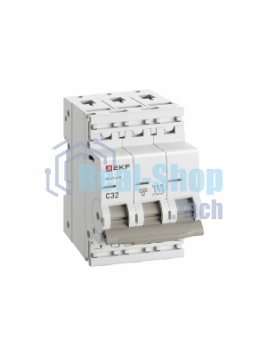 Выключатель автоматический модульный 3п 32А C 4.5кА ВА 47-63N PROxima EKF M634332C
