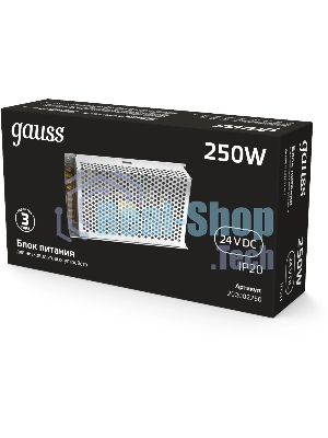 Блок питания 250W 24V IP20 1/36