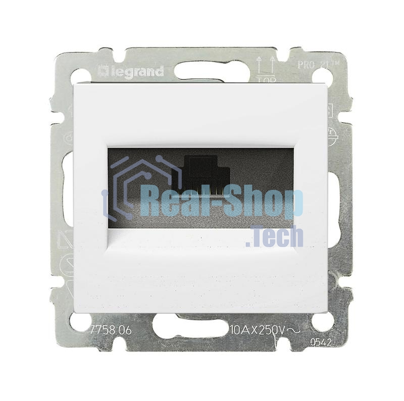 Компьютерная розетка Legrand Valena 774230, белая RJ45 5 кат UTP
