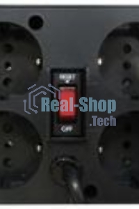 Стабилизатор напряжения Powercom TCA-1200 600Вт 1200ВА черный