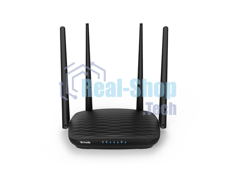Маршрутизатор Tenda AC5 1200Mbps 11AC wave2Router, MU-MIMO,1Ghz CPU，4X5dbi Antennas, 1X100Mbps WAN, 3x100Mbps LAN,WiFi On/Off Switch,Universal Rep