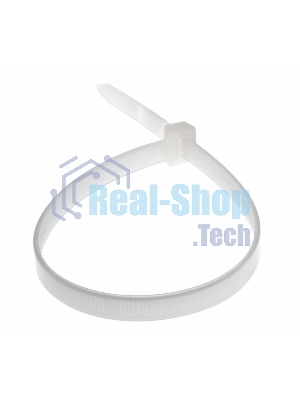 Хомут-стяжка кабельная нейлоновая Rexant 300 x7,6 мм, белая, упаковка 100 шт.