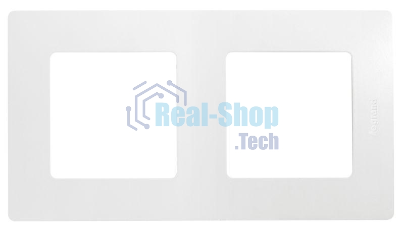 Рамка 2-м Etika белый Legrand 672502