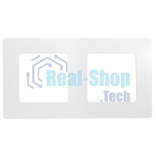 Рамка 2-м Etika белый Legrand 672502