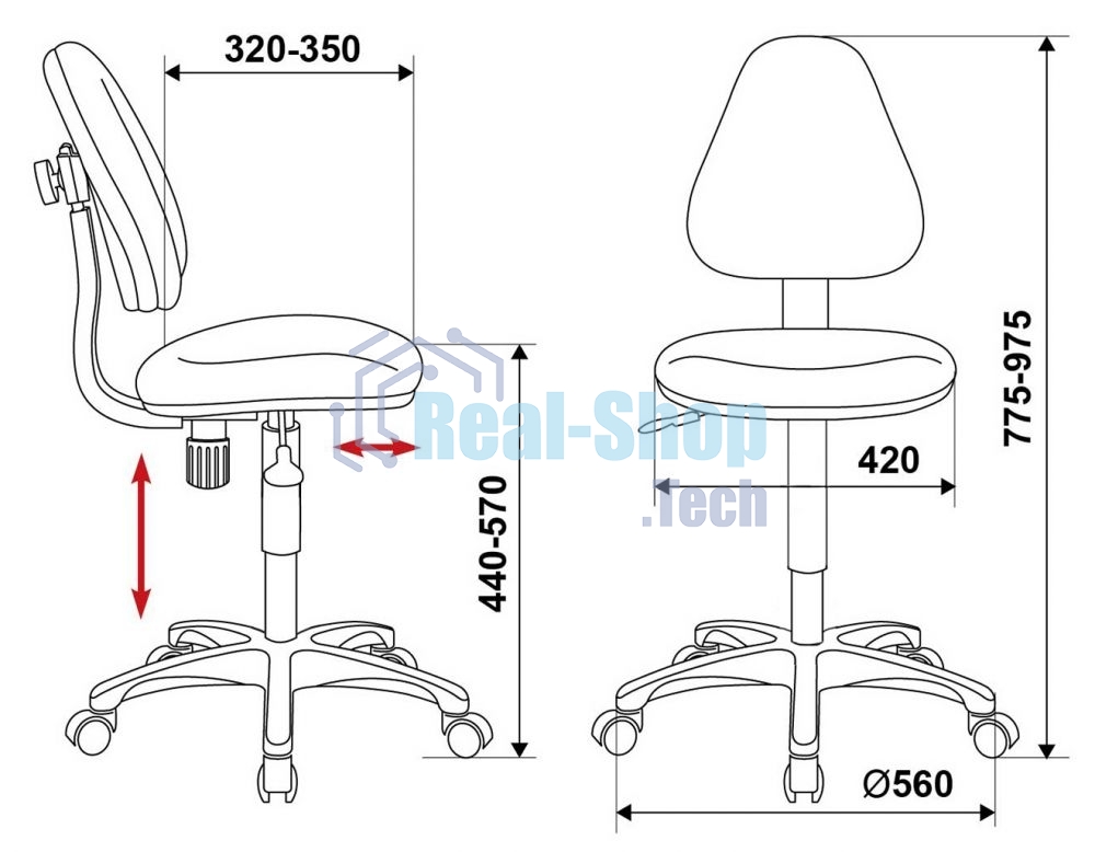 Кресло Бюрократ KD-4/PENCIL-GN зеленый, ткань, 120 кг