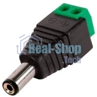 Разъем DC штекер питания с клеммной колодкой, под винт Adapter-HF