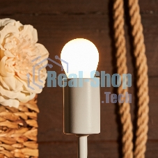 Лампа светодиодная филаментная Rexant Шарик GL45 9.5 Вт 915 Лм 2700K E27 матовая колба