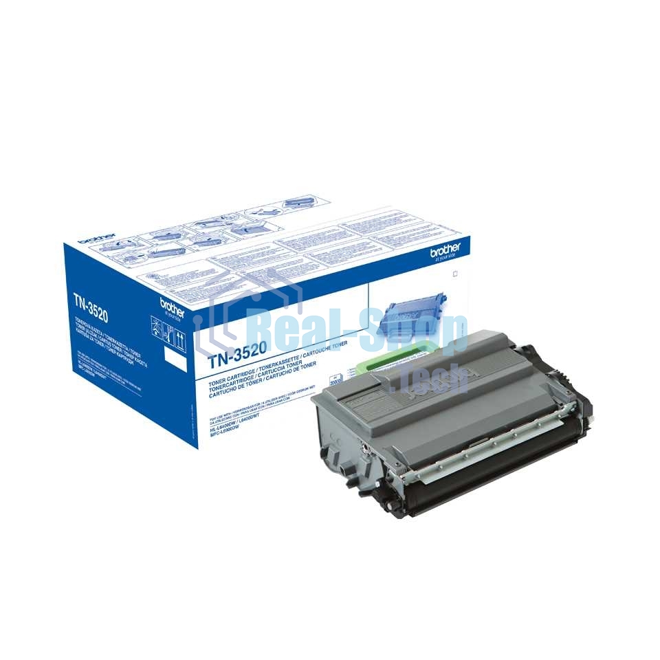 Картридж лазерный Brother TN-3520P черный для Brother MFC-L6900DW, HL-L6400DW, HL-L6400DWT 20 000 стр.