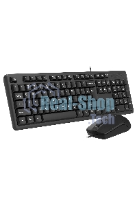 Комплект клавиатура + мышь A4Tech KK-3330S клав:черный мышь:черный USB
