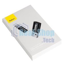 Переходник BASEUS Ingenuity Series Mini OTG, USB-A 3.1- Type-C, черный